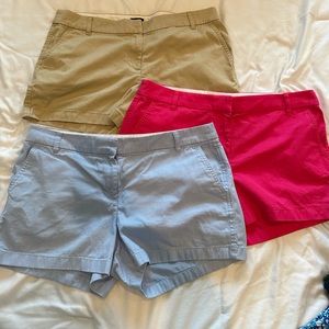 Set of three J. Crew women’s shorts - size 14 - never worn